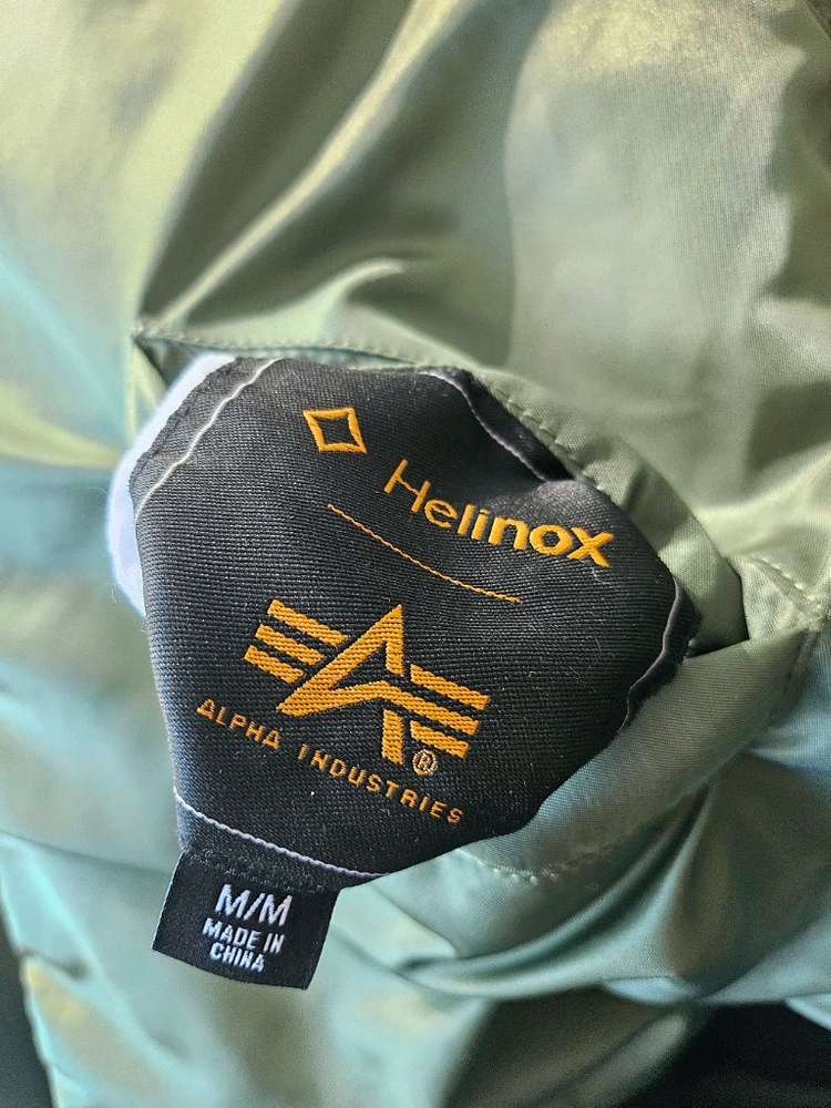 한정판 헬리녹스 알파인더스트리 MA-1 자켓 M--5