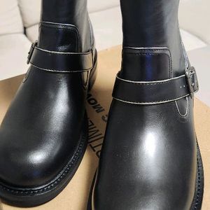 파르티멘토 시어링 엔지니어 부츠블랙