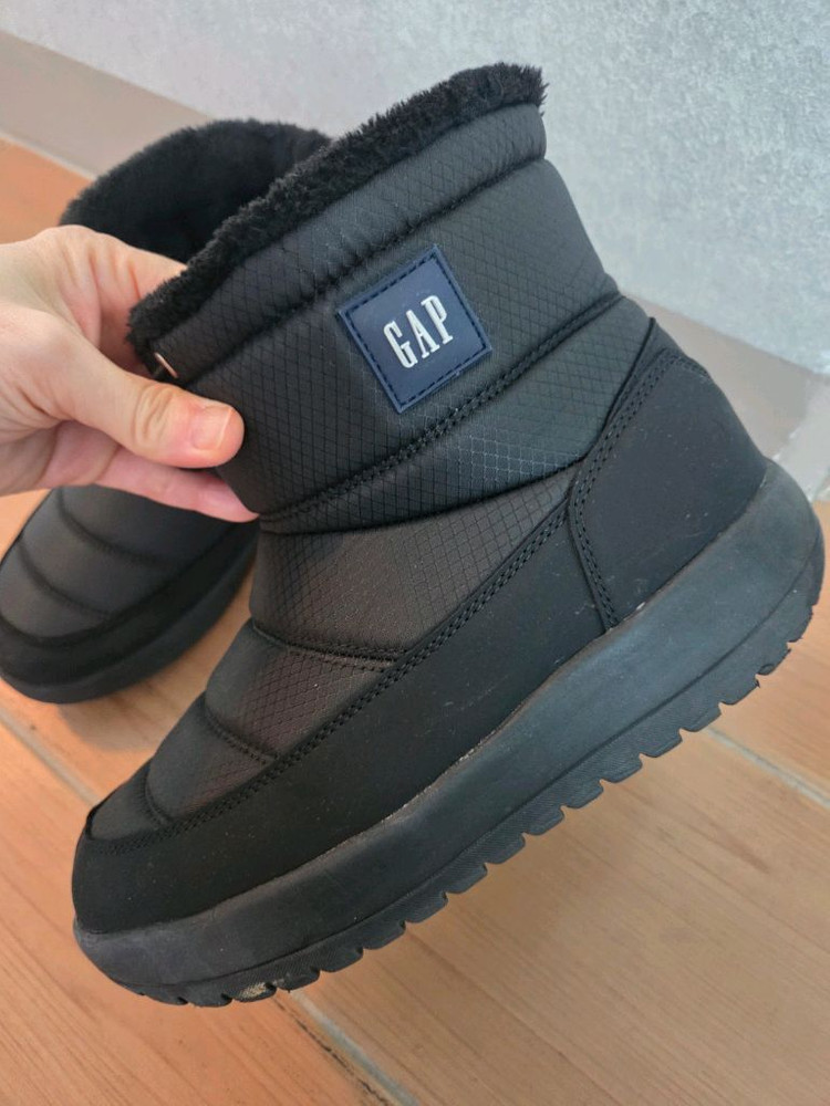 GAP 갭 방한 부츠 240 블랙--2