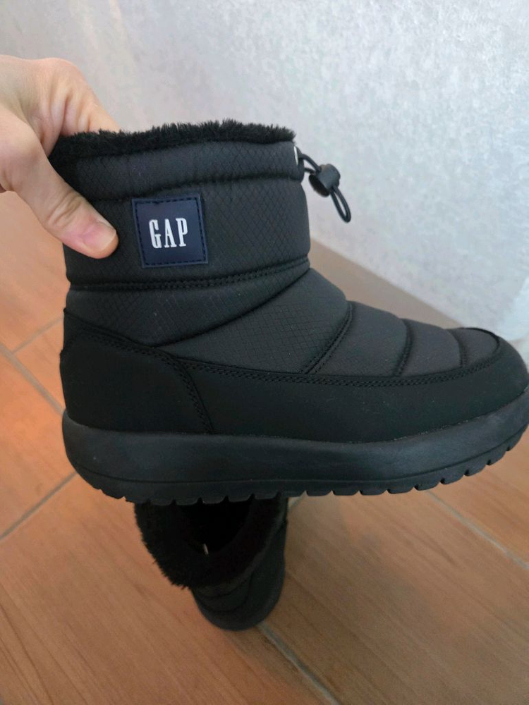 GAP 갭 방한 부츠 240 블랙--4