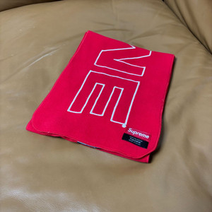 슈프림 머플러 목도리 레드