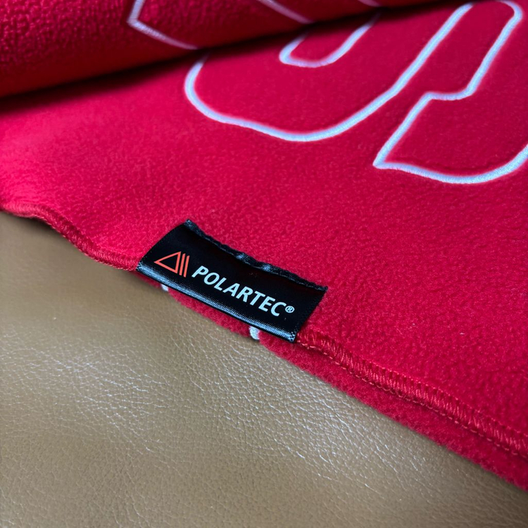 슈프림 머플러 목도리 레드--2