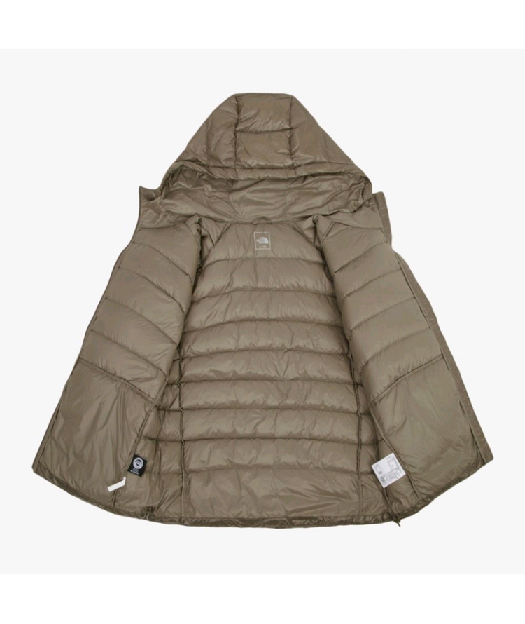 노스페이스 마티에 EX 베이지 경량 패딩 자켓--2