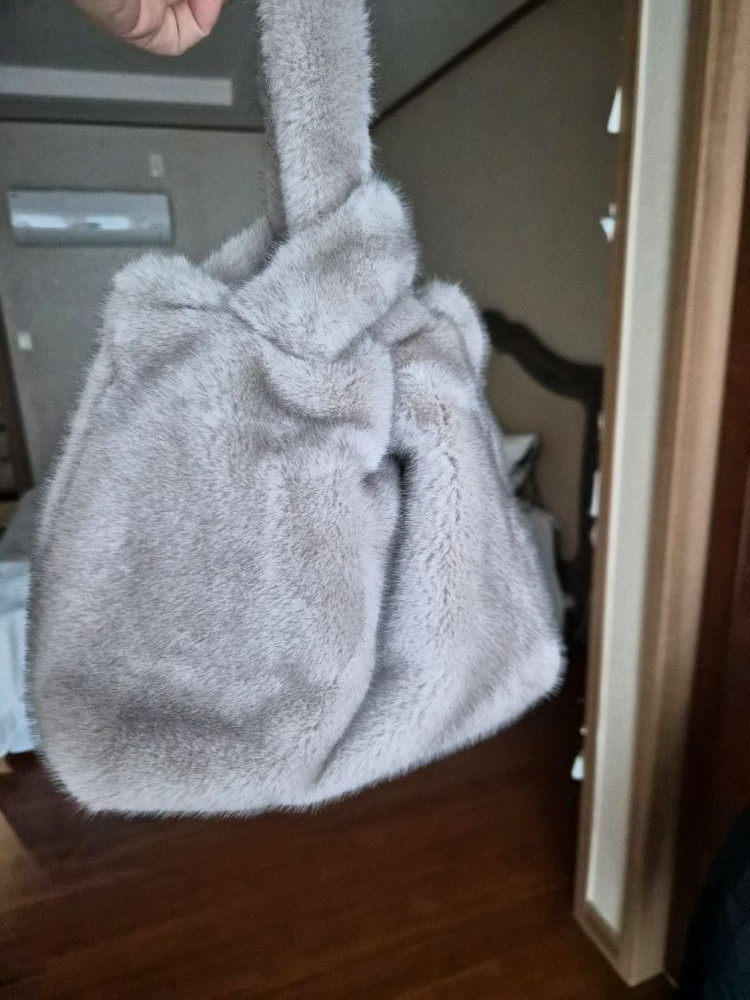 페이크퍼 토트백--1