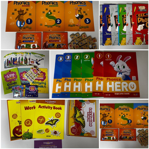 파닉스교재&교구)블럭파닉스, 파닉스히어로, 파닉스큐(새상품