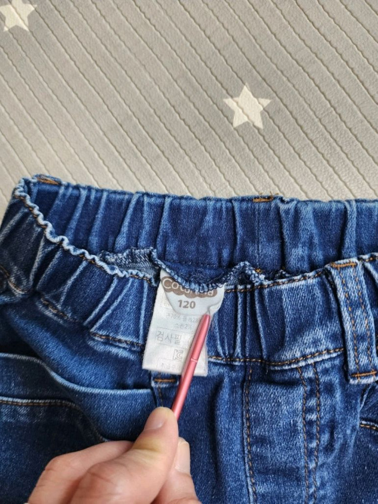 여아 부츠컷 나팔청바지(120)--2