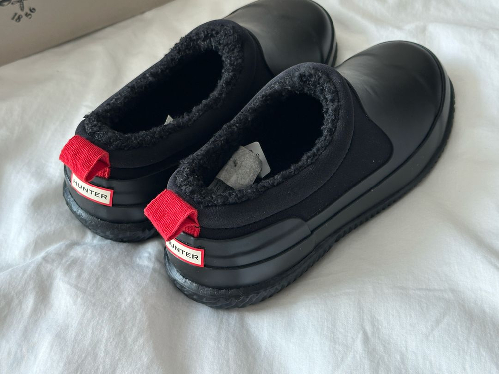 헌터 빅키즈 쉐르파 슈 겨울슬리퍼 캠핑화 레인부츠 정품 새상품--2