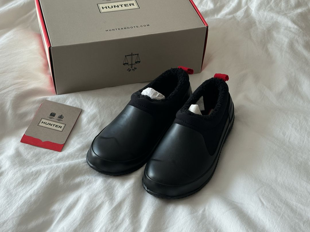 헌터 빅키즈 쉐르파 슈 겨울슬리퍼 캠핑화 레인부츠 정품 새상품--7