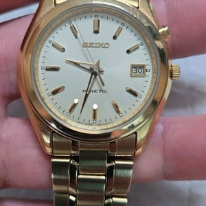 세이코 키네틱 골드 시계