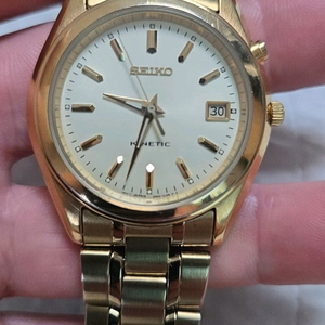 세이코 키네틱 골드 시계