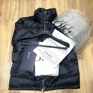 디올 오블리크 패딩 46 사이즈 풀구성품 이미지