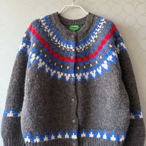 그린버터 Metallic Yarn Nordic Cardigan