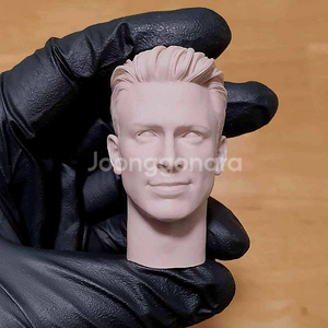 스티브로저스 낸시조형 미도색 리캐 헤드 12인치 피규어