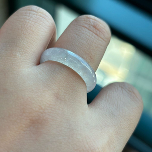 새제품 빙종 천연 비취반지 옥반지 a제이드 옥시방