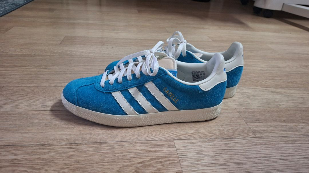 아디다스 가젤 스웨이드 230mm 1회착용 2만원--0