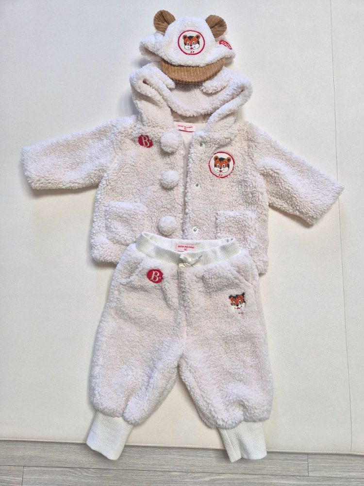 베베드피노 티그레베이비덤블상하셋+모자(3종)90사이즈--1