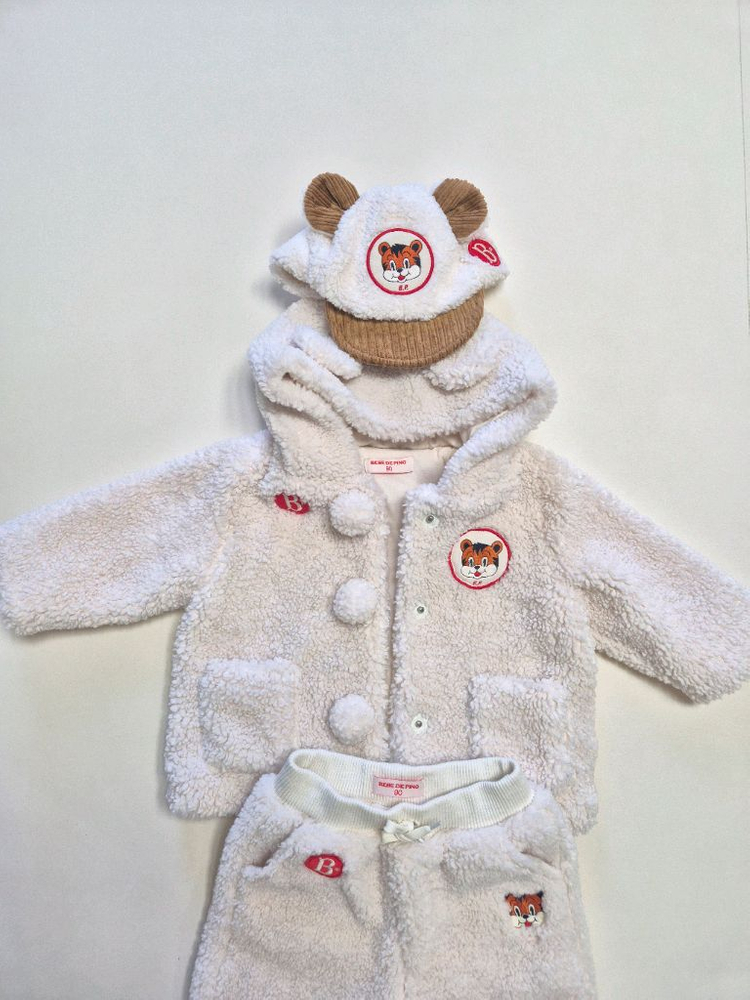 베베드피노 티그레베이비덤블상하셋+모자(3종)90사이즈--2