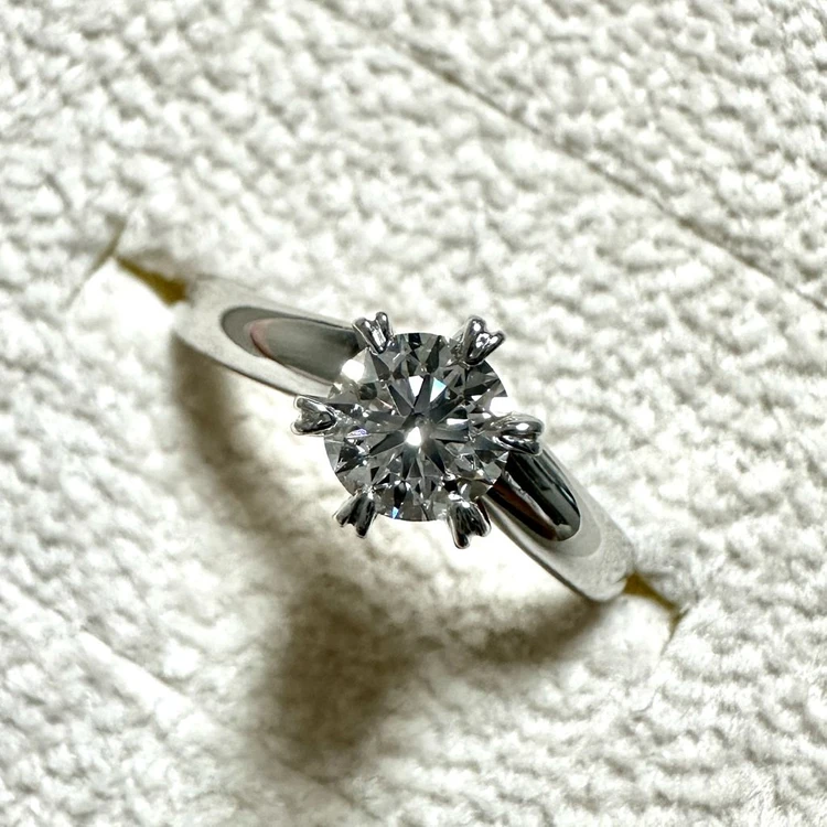 GIA 0.5캐럿 천연다이아 프로포즈 반지 (18K 솔리테어) 이미지