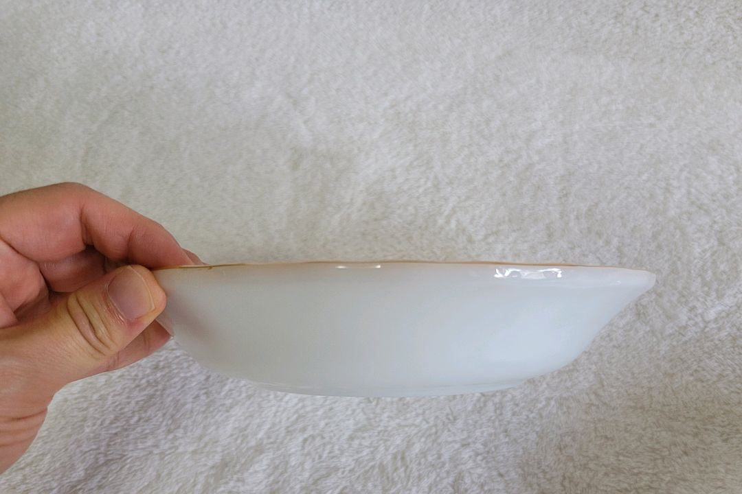 made in USA 미국 앵커호킹 밀크글라스 접시 컵 그릇 세트 이미지