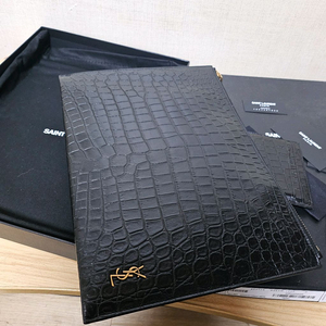 생로랑 크로커다일 카상드르 클러치백+카드지갑