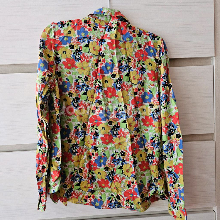 (무배)A.P.C 플라워 프린트 여성셔츠(36)--2