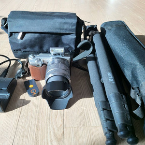 소니 nex 5 미러리스 카메라 세트 이미지