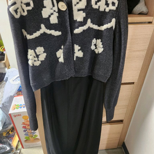 여성 니트 스커트 세트