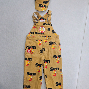 베베드피노 썬베어 멜빵바지 모자 일괄 110