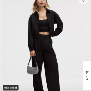 룰루레몬 시티 에센셜 미니 숄더백 1L 글리터 블랙