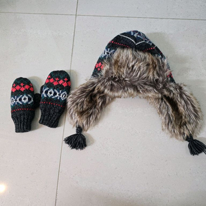 베이비갭 모자 장갑세트