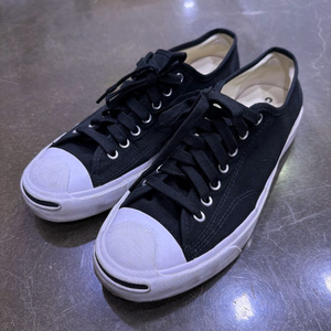 컨버스 올스타 잭퍼셀 로우 블랙 화이트 스니커즈 260