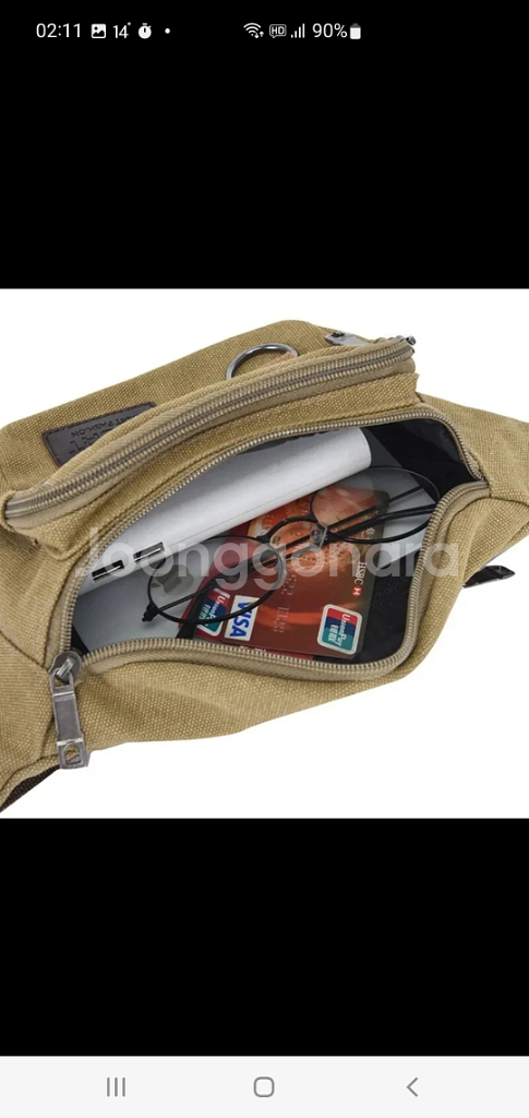 허리 힙색 아웃도어 허리가방 등산 낚시 캠핑 크로스백--1