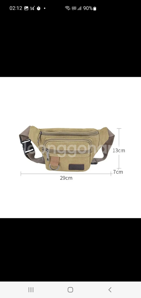 허리 힙색 아웃도어 허리가방 등산 낚시 캠핑 크로스백--5