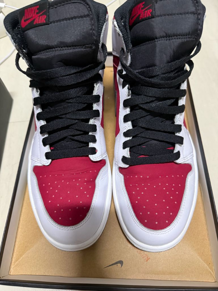 조던 1 레트로 카마인 og 2014 버전 275 사이즈 팔아요--3