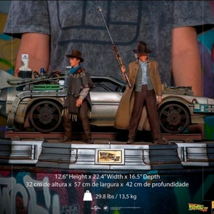 (묻따급처)아이언스튜디오 빽투더퓨처 3 디럭스 1/10 스테츄 미개봉 팝니다