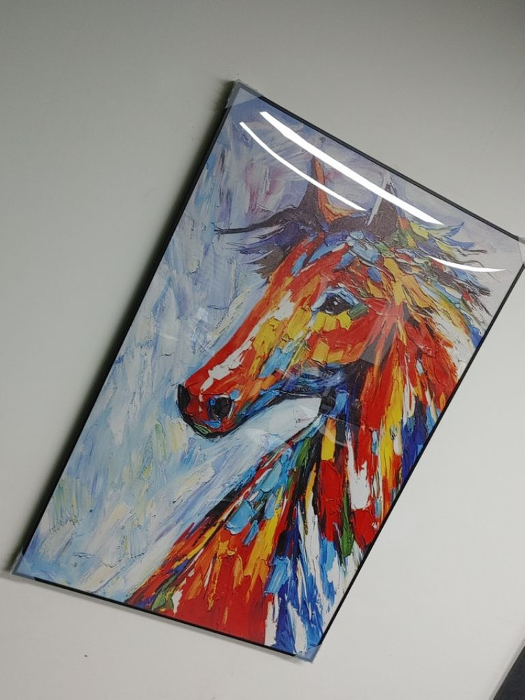 말그림 말액자 대형 그림 액자 유화 대형 인테리어 소품 이미지