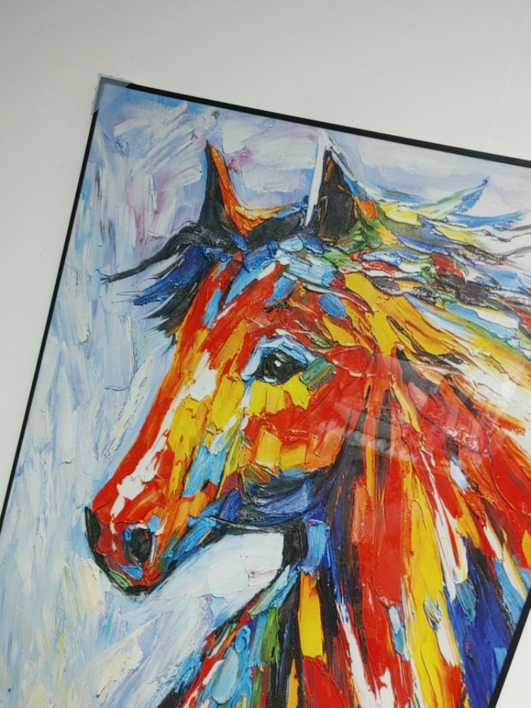 말그림 말액자 대형 그림 액자 유화 대형 인테리어 소품 이미지