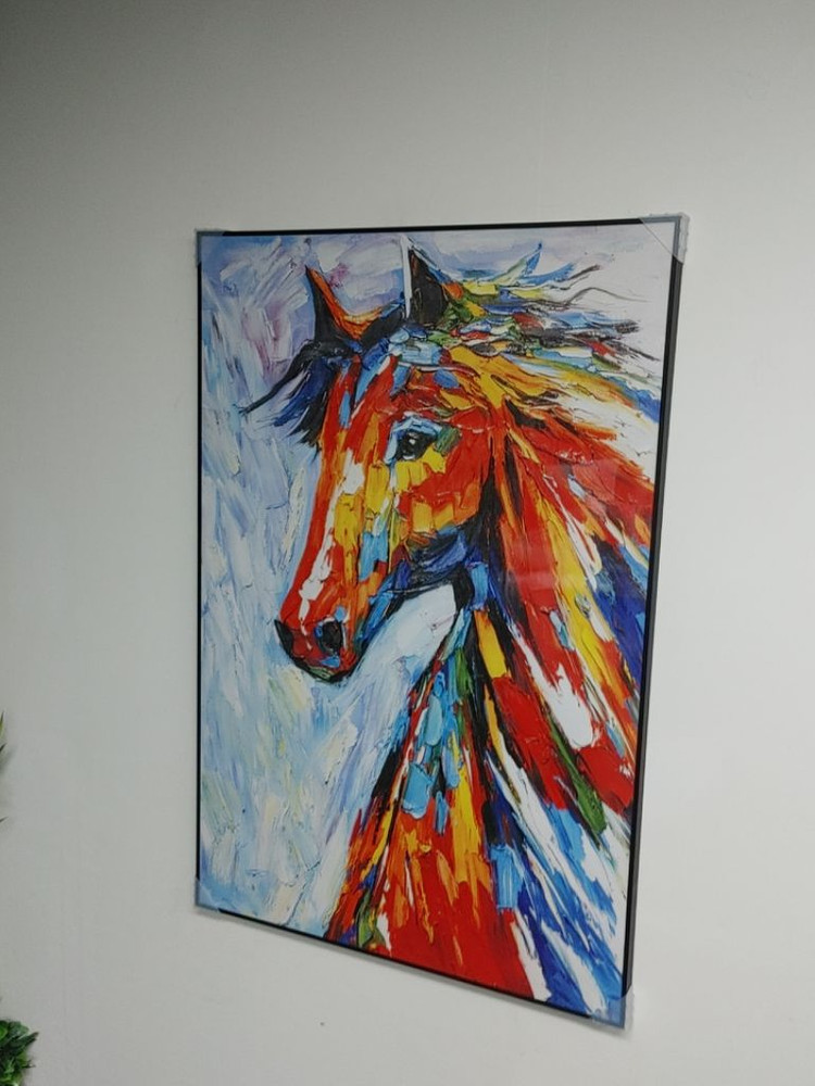 말그림 말액자 대형 그림 액자 유화 대형 인테리어 소품 이미지