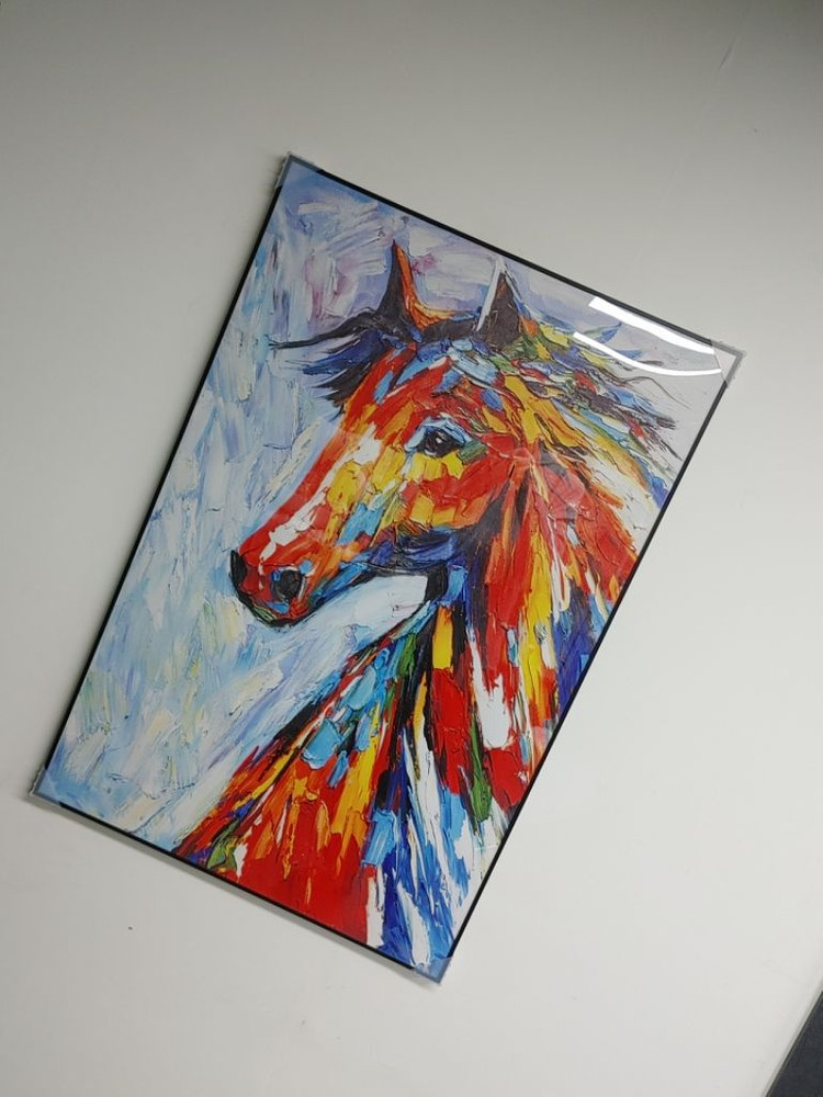 말그림 말액자 대형 그림 액자 유화 대형 인테리어 소품 이미지