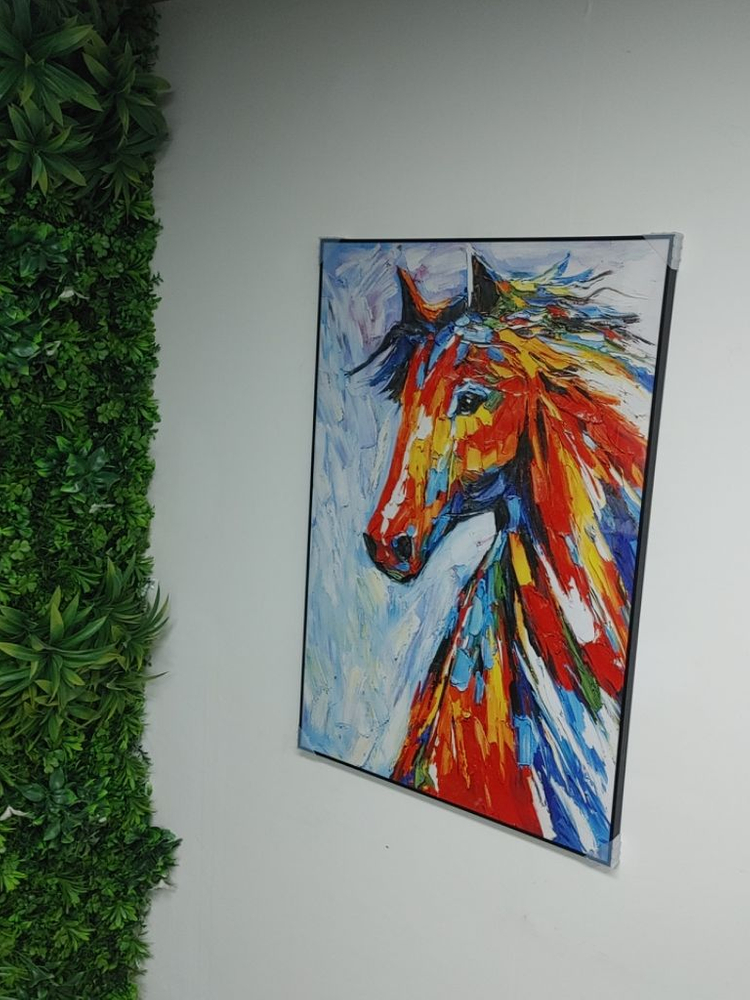 말그림 말액자 대형 그림 액자 유화 대형 인테리어 소품 이미지