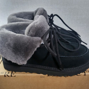 미국 코튼 리본 퍼 라이너 어그부츠