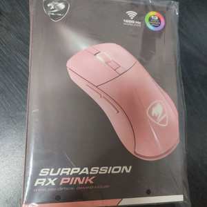 쿠거 무선 게이밍 마우스 핑크
