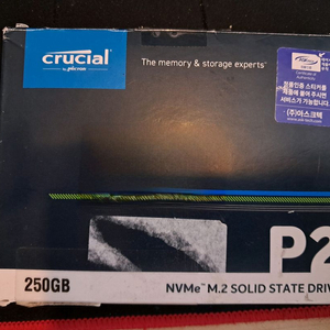 크루셜 P2 250GB NVMe SSD