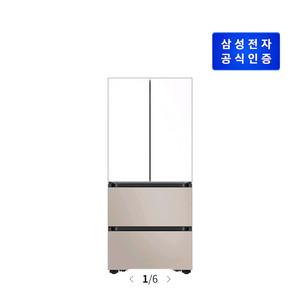 삼성 Bespoke AI 김치플러스 4도어 키친핏MAX 420L (냄새케어 김치통) RK70F42F2ZG 이미지