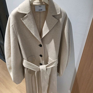 22 오브제 캐시미어 블렌드 롱 코트