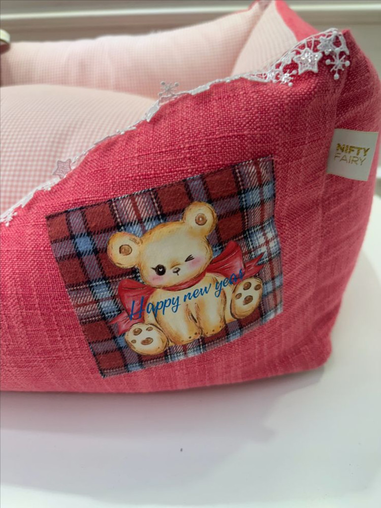 강아지 쿠션 침대 필로우 셋트 방석--3