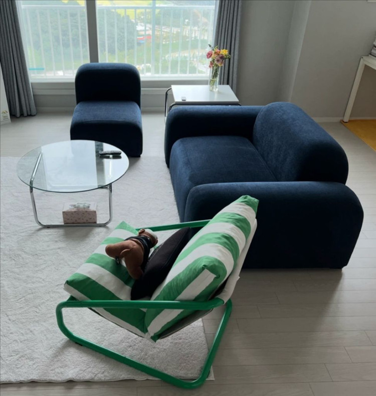 잭슨카멜레온 페블 소파 3인--1