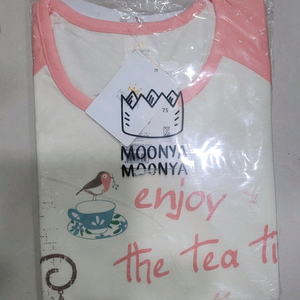 무냐무냐 여아편면내의 75호 9~10세용 새상품