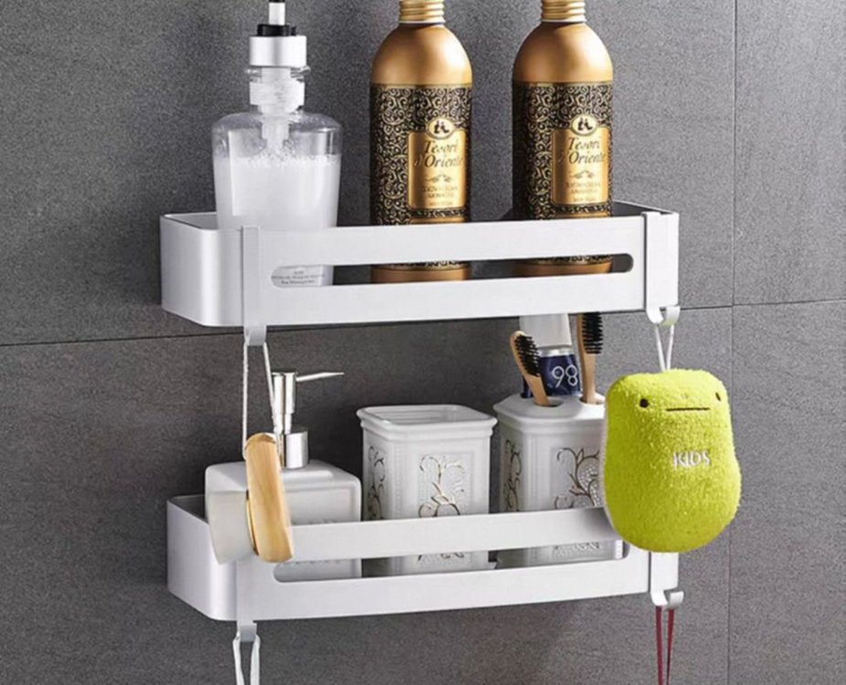 율이 욕실 벽걸이 수납선반 세트 이미지