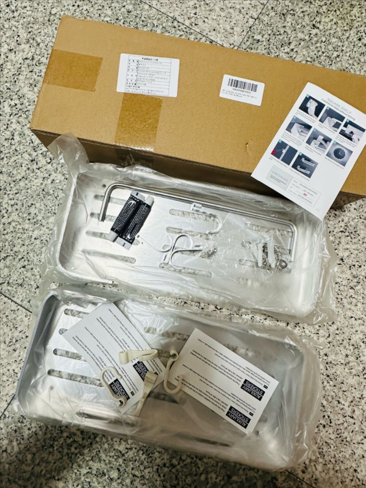 율이 욕실 벽걸이 수납선반 세트 이미지